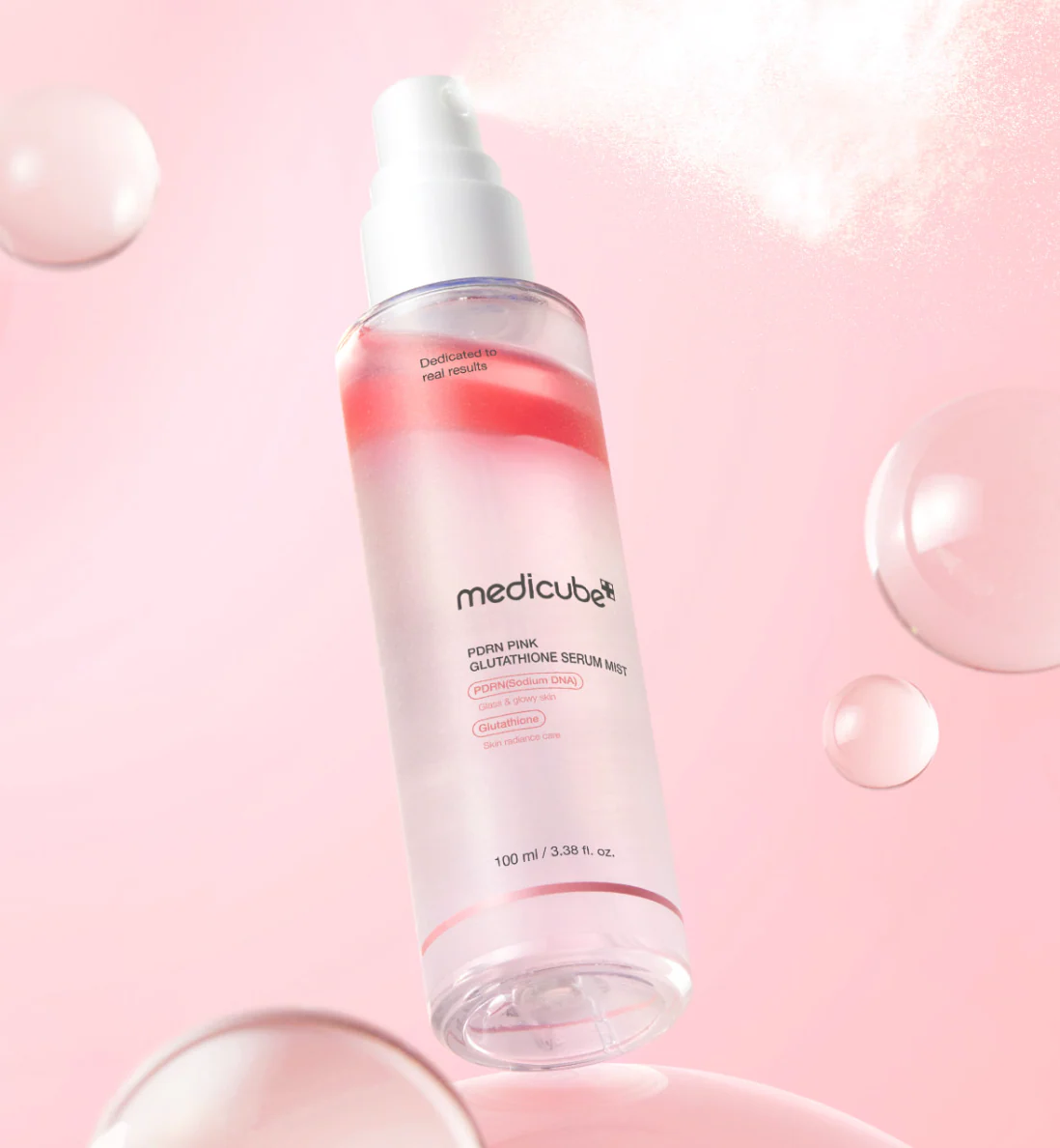 PDRN Pink Glutathione Serum Mist (100ml) - Image 2