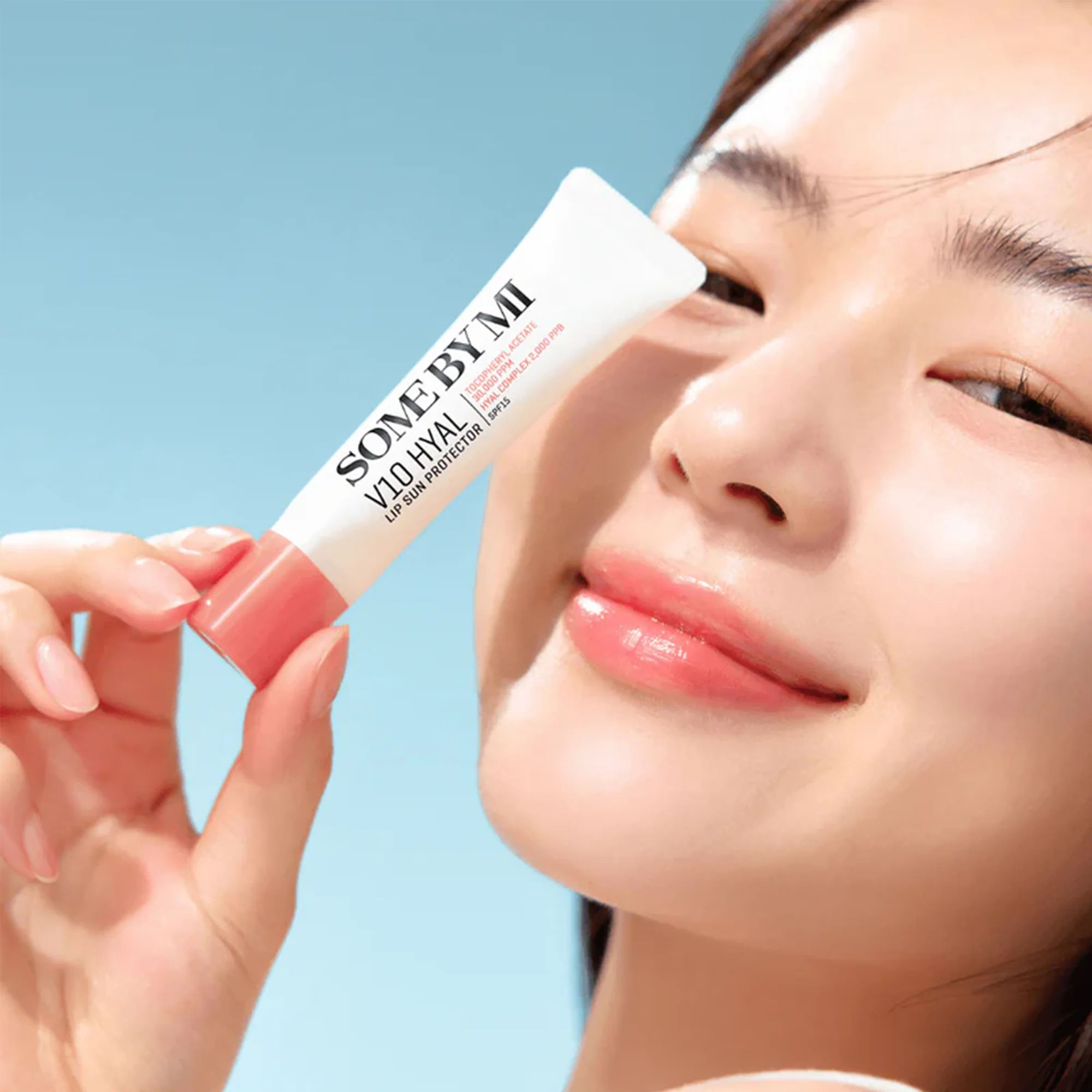 V10 Hyal Lip Sun Protector (7ml) - ROSY - Image 2